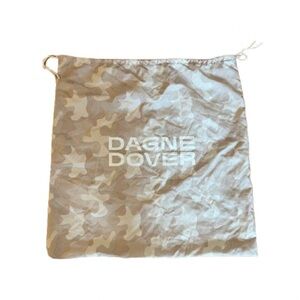 Dagne Dover Beige Camo Drawstring Pouch